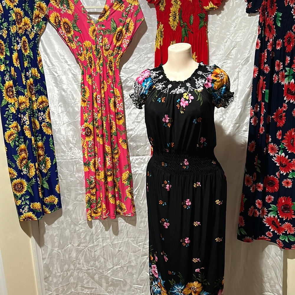 Sun flower dress